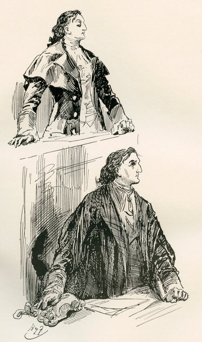 Illustrazione per il romanzo di Charles Dickens Una storia di due città da Harry Furniss