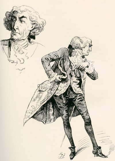 Illustrazione per il romanzo di Charles Dickens A Tale of Two Cities da Harry Furniss