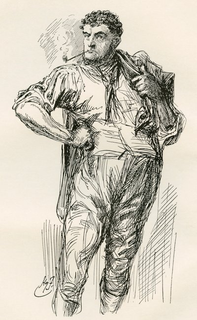 Illustrazione per il romanzo di Charles Dickens A Tale of Two Cities da Harry Furniss