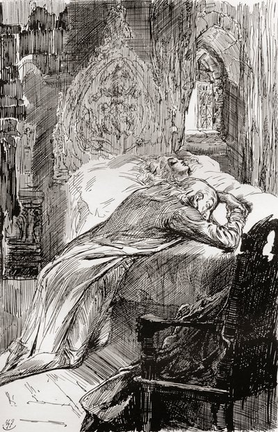 Illustrazione per Il negozio di antiquariato di Charles Dickens da Harry Furniss