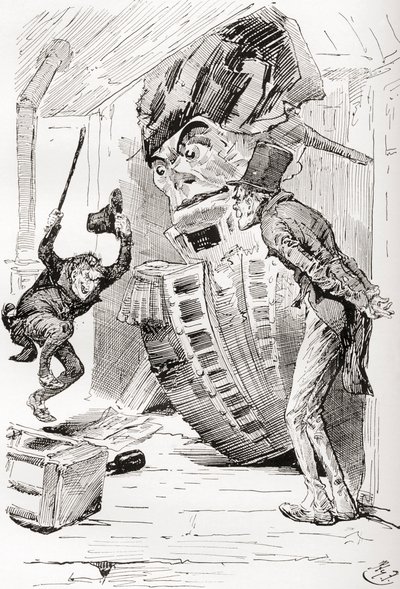 Illustrazione per il romanzo di Charles Dickens The Old Curiosity Shop da Harry Furniss