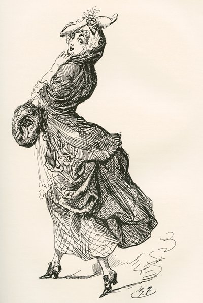 Illustrazione per il romanzo Barnaby Rudge di Charles Dickens da Harry Furniss