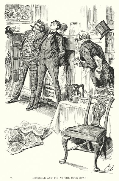 Illustrazione per Grandi Speranze di Charles Dickens da Harry Furniss