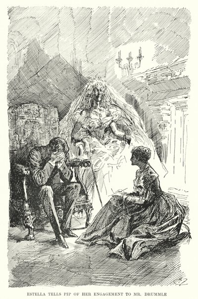 Illustrazione per Grandi Speranze di Charles Dickens da Harry Furniss
