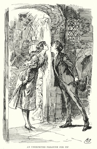Illustrazione per Grandi Speranze di Charles Dickens da Harry Furniss
