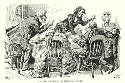 Illustrazione per Grandi Speranze di Charles Dickens da Harry Furniss