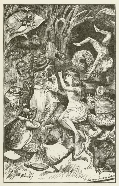 Illustrazione per Sylvie e Bruno di Lewis Carroll da Harry Furniss
