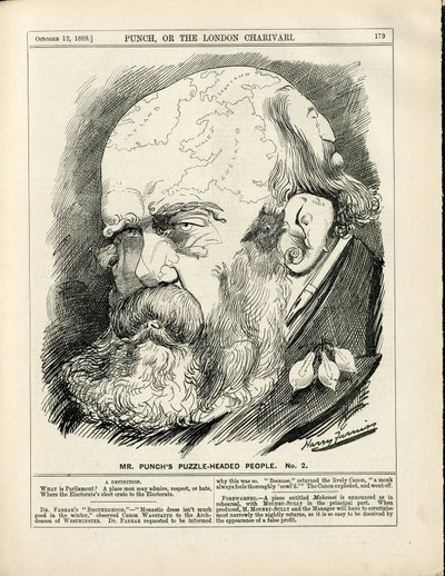 Illustrazione di Harry Furniss in Punch da Harry Furniss