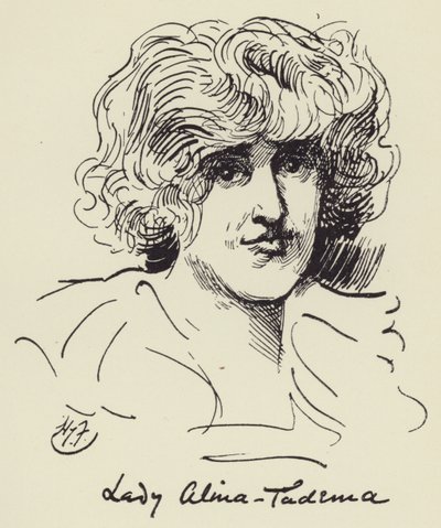 Lady Alma Tadema da Harry Furniss