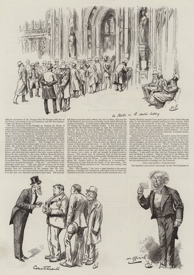 Vita in Parlamento, Estranei nella Camera da Harry Furniss
