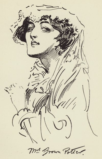 Mrs Brown Potter da Harry Furniss