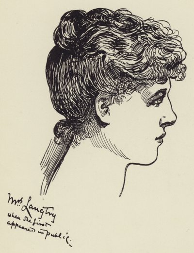 Mrs Langtry da Harry Furniss