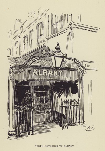 Ingresso nord ad Albany da Harry Furniss