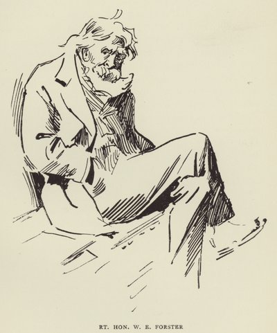 Onorevole W E Forster da Harry Furniss