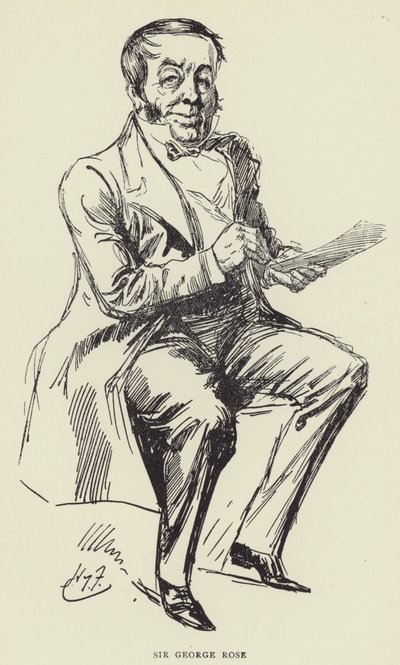 Sir George Rose da Harry Furniss