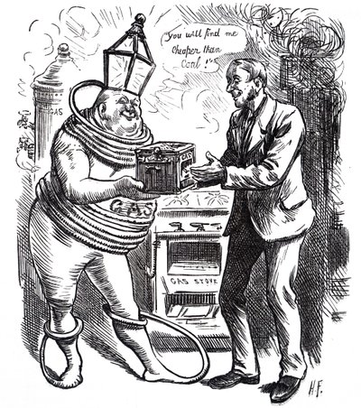 Il basso costo del gas da Harry Furniss