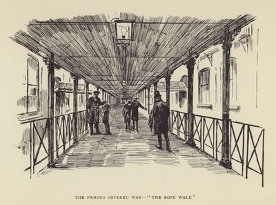 Il famoso passaggio coperto, The Rope Walk da Harry Furniss