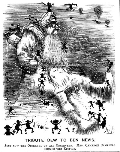 Tributo a Ben Nevis, 1883 da Harry Furniss