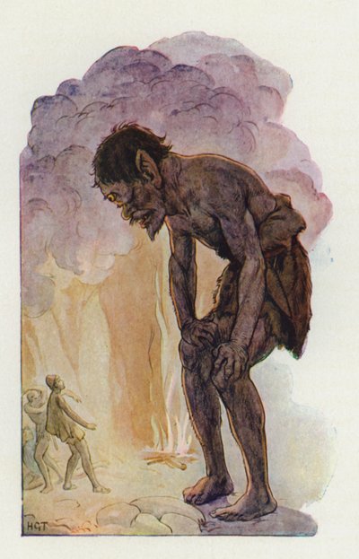 Ciclope (litografia a colori) da Harry George Theaker
