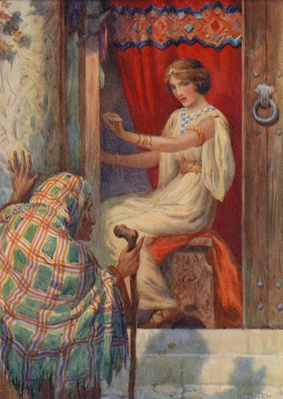 La regina Frigga e il Beldame, da "Baldur l