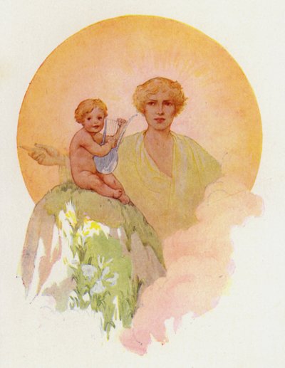 Il bambino meraviglioso colpì le corde d