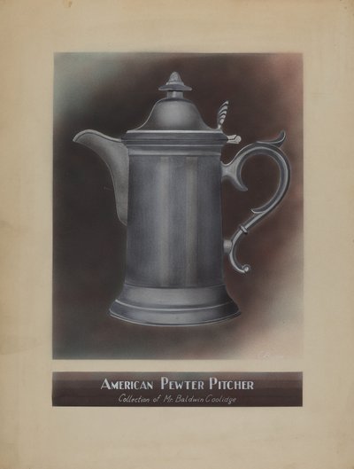 Brocca di peltro da Harry Goodman