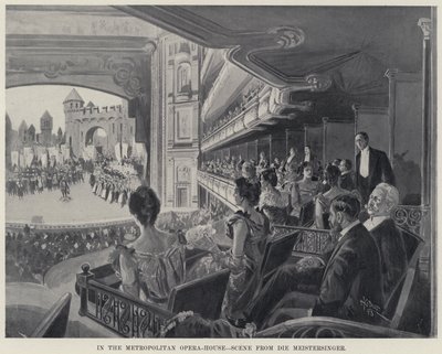 Nella Metropolitan Opera-House, Scena da Die Meistersinger da Harry Grant Dart
