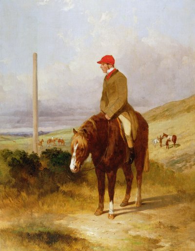 Nat Flatman (1810-60) sul suo pony prima dell