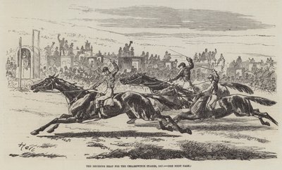 La corsa decisiva per il Cesarewitch Stakes, 1857 da Harry Hall
