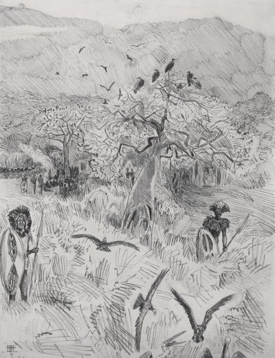 Campo Masai, c.1884 da Harry Hamilton Johnston