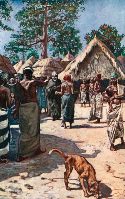 Il diavolo che visita una città Mandingo da Harry Hamilton Johnston