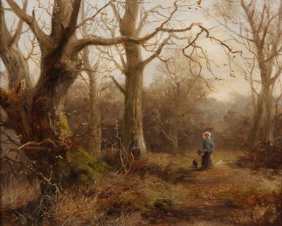 Scena boschiva da Harry William Adams