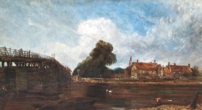 Vecchio ponte di Hampton Court, c.1875 da Harry Williams