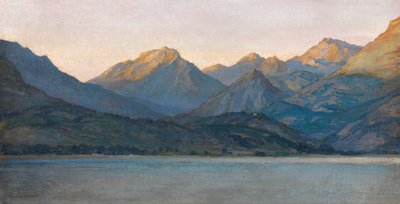 Sera, le Alpi Marittime da Cap-Martin da Harry van der Weyden