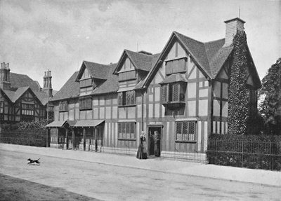 Casa di Shakespeare, Stratford-On-Avon, c1896 da Harvey Barton