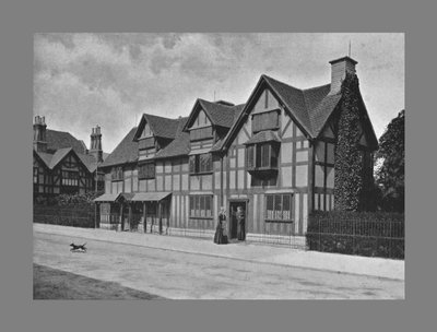 Casa di Shakespeare, Stratford-on-Avon, c1900 da Harvey Barton