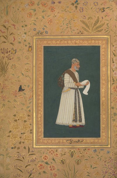 Ritratto di Mulla Muhammad Khan Vali di Bijapur, foglio dall
