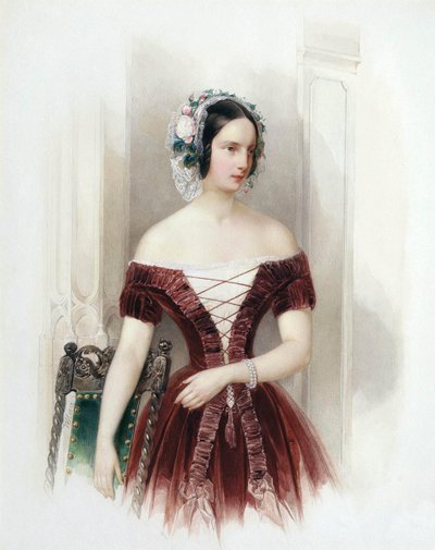 Granduchessa Alexandra Nikolaevna di Russia, c. 1840 da Hau
