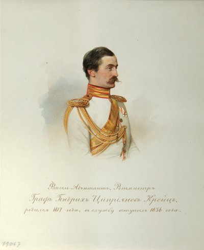 Ritratto del conte Heinrich Cyprianovich von Kreutz dall