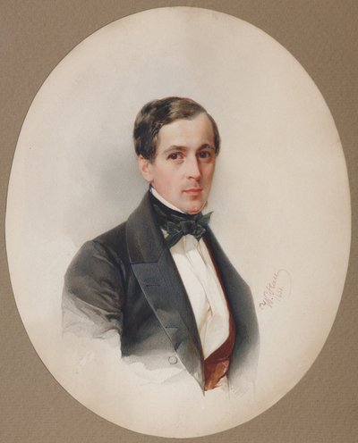 Ritratto di Fyodor Nikolayevich Chelishchev, 1851 da Hau