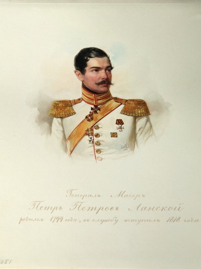 Ritratto del Generale Pyotr Petrovich Lanskoy, dall