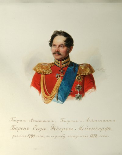 Ritratto del generale Yegor Fyodorovich Meiendorf da Hau