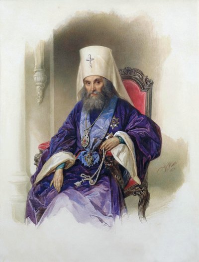 Ritratto del Metropolita Filaret di Mosca da Hau