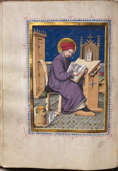 Libro dei Vangeli con Ritratti degli Evangelisti: San Marco da Hausbuch Master