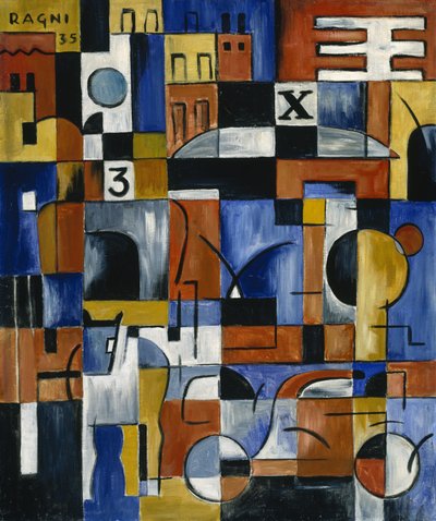 Paesaggio costruttivo di Montevideo da Héctor Ragni