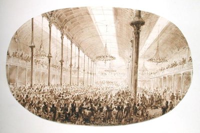 Un banchetto, c.1865 da Hector Horeau