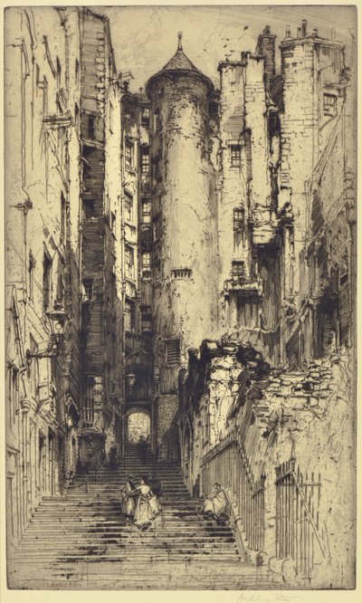 Advocates Close, Edimburgo da Hedley Fitton