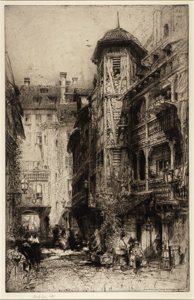 Cour de Corbeau, Strassburg da Hedley Fitton