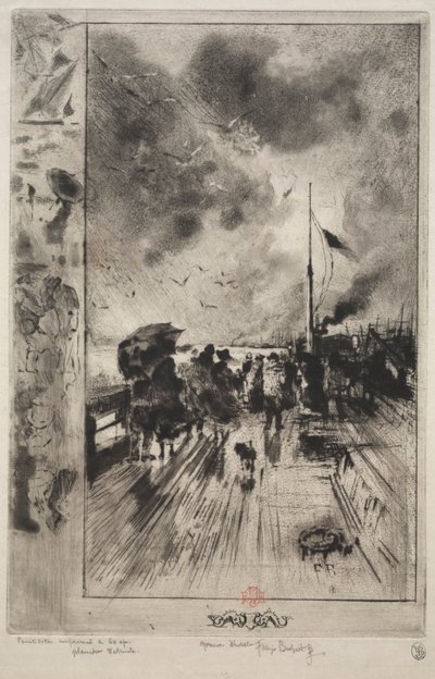 Un molo in Inghilterra da Heinrich Aldegrever