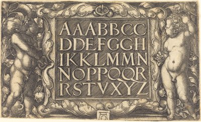Alfabeto da Heinrich Aldegrever
